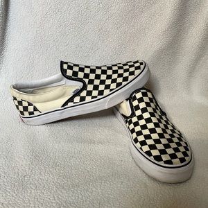 Checkered slip on Vans 12W (10.5M)